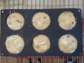 8 - Déposez le mélange dans des moules à muffins