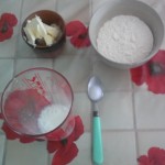 Ingrédients pour une pâte brisée