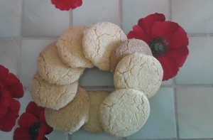 Biscuits citron-fenouil terminés