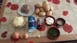 Ingrédients pour le hachi parmentier