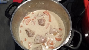 Sauté de porc terminé