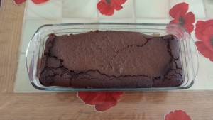 Fondant au chocolat mascarpone terminé