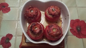 Tomates farcies terminées
