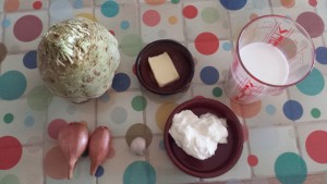 Ingrédients mousseline de céleri