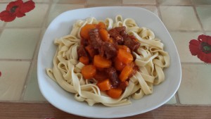 Boeuf carottes terminé