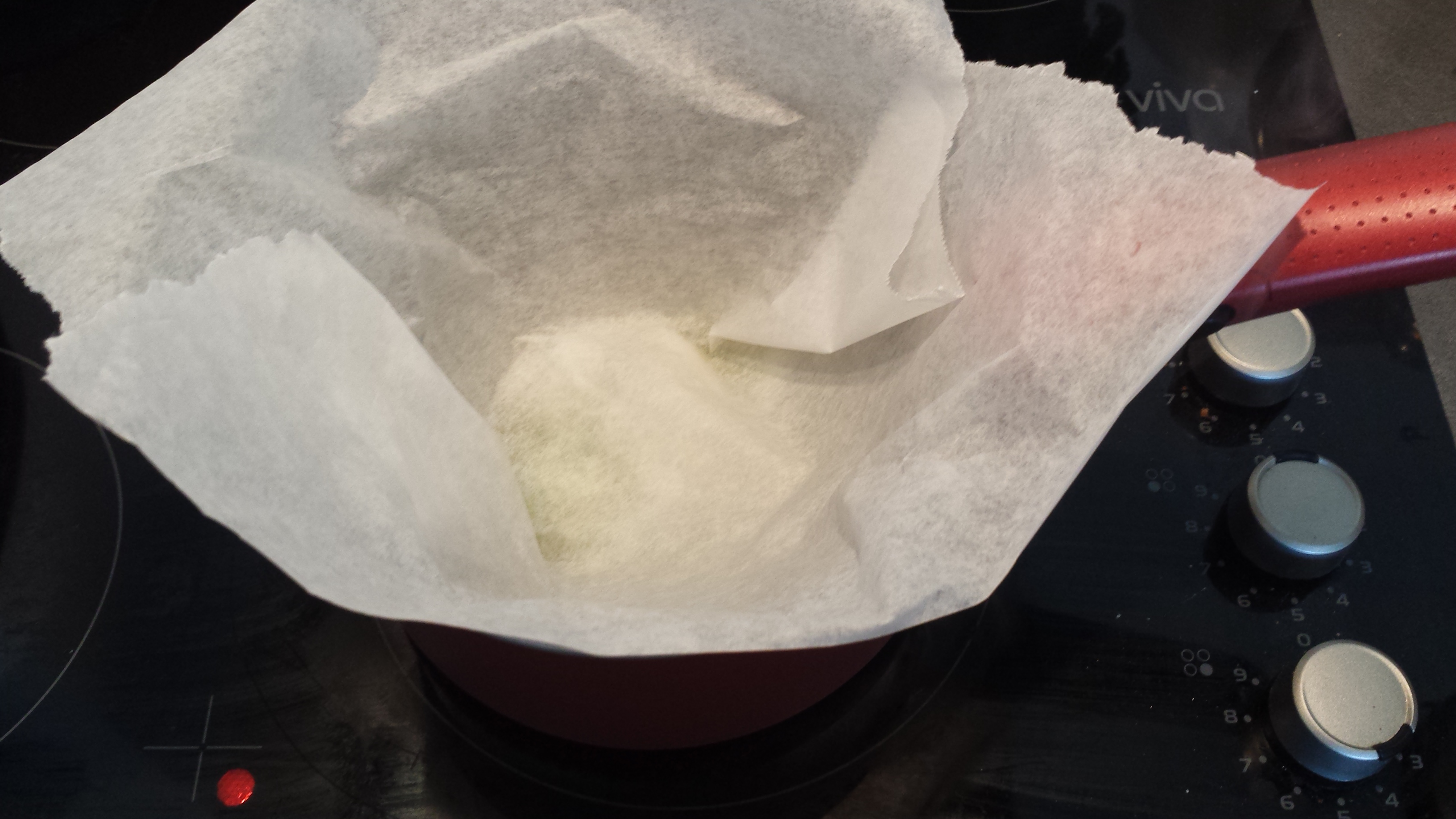 5 - Déposez un papier sulfurisé pour limité l'évaporation