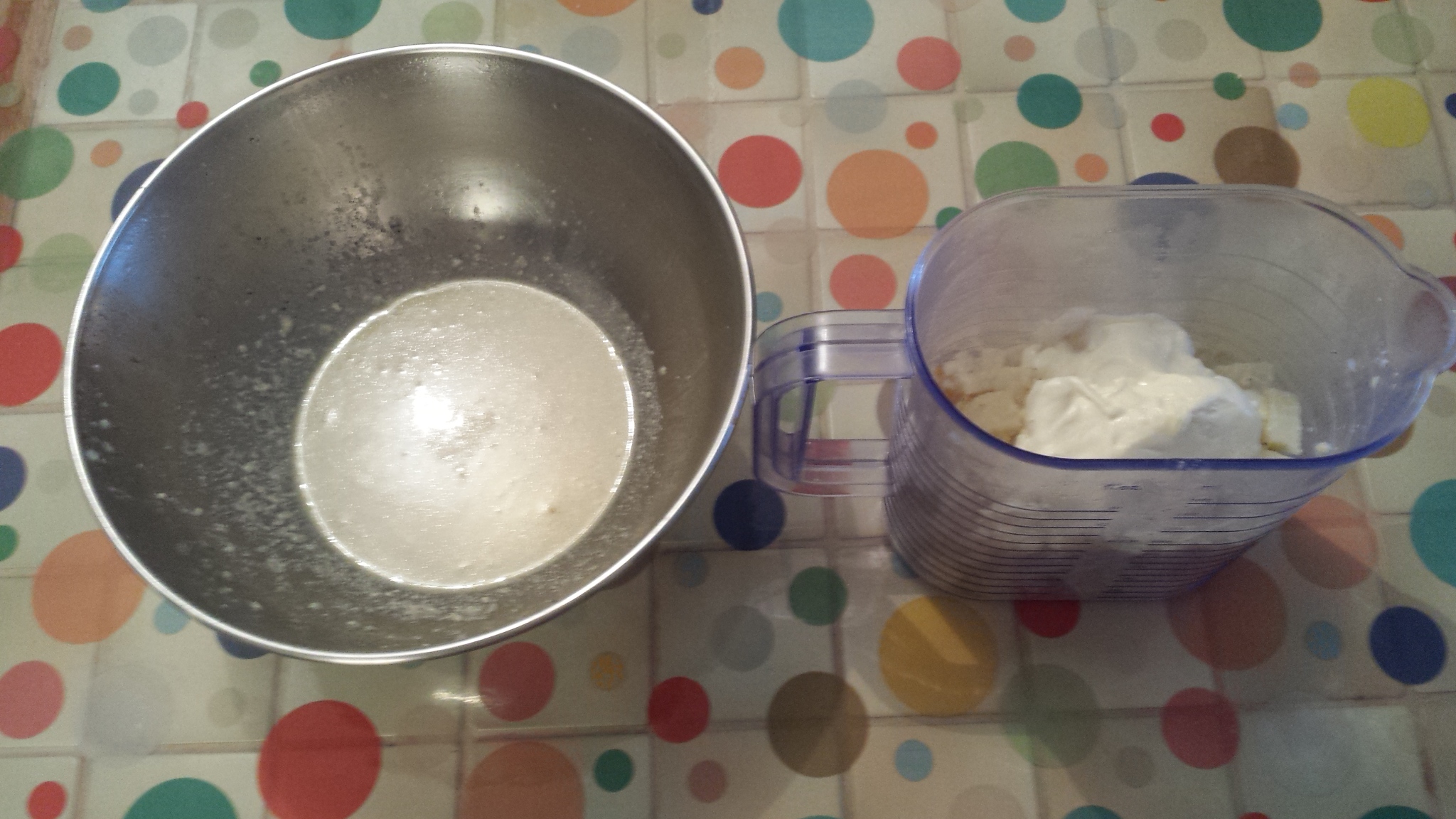 8 - Mixez la crème et le céleri