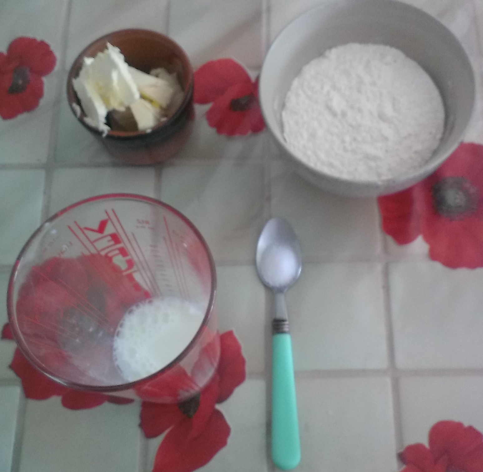1 - Ingrédients pour une pâte brisée