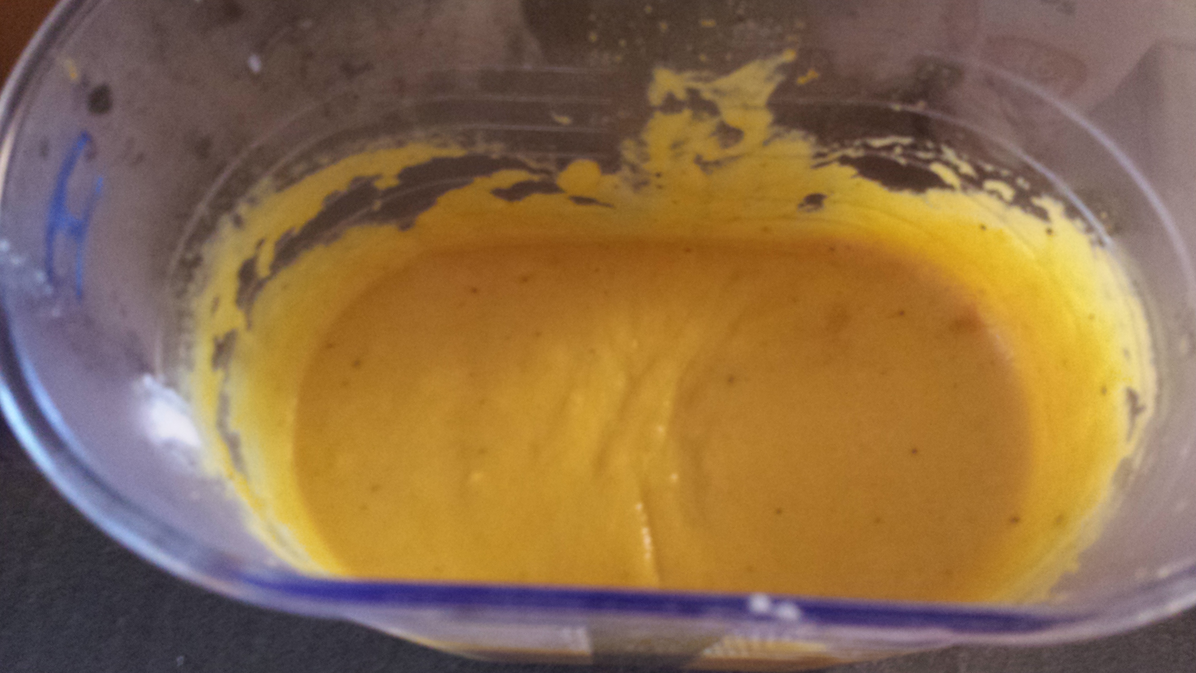 11 - Les légumes et la crème mixée